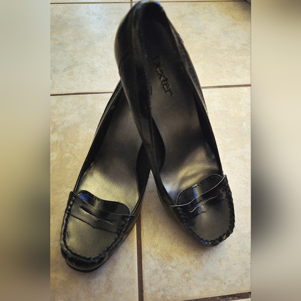 DEXTER Patent Leather Oxford Heels *NEW*